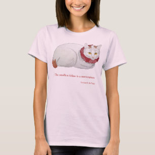 T-shirt japonês da arte do gato da obra-prima