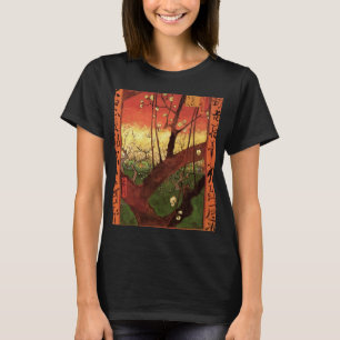 T-shirt Japonismo: Árvore de ameixa em flor por Vincent va