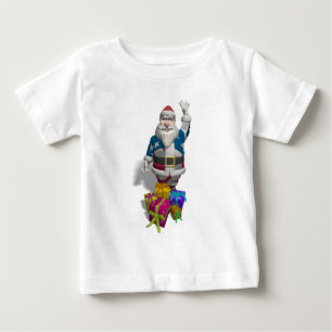 T-shirt Jaqueta da bandeira de Papai Noel E.U.