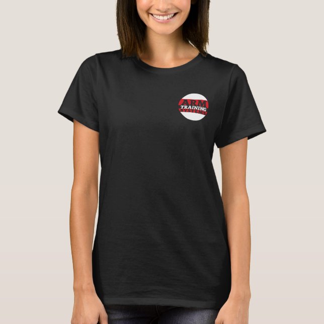 T-shirt JAQUETA de Rastreamento de Mulheres ARM (Frente)