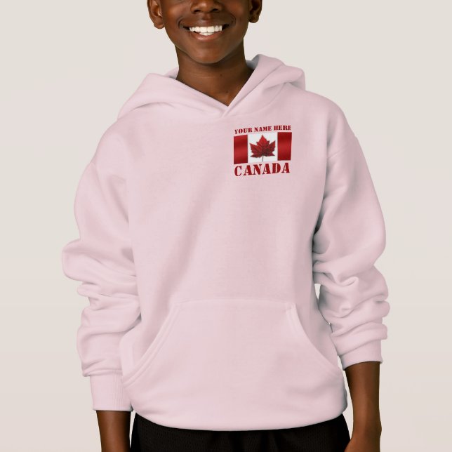 T-shirt Jaqueta do Canadá personalizada Hoodie do Canadá (Frente)