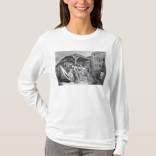 T-shirt Jarda da madeira, Finsbury, 1825 (Frente)