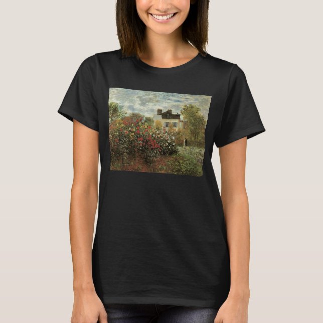 T-shirt Jardim de Monet na Argentina por Claude Monet (Frente)