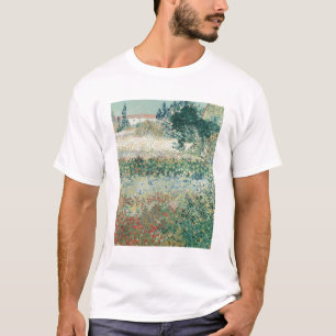T-shirt Jardim de Vincent van Gogh   na flor, Arles, 1888