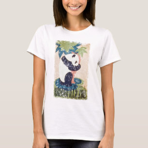 T-shirt Jardim-Panda de Brookfield afligida