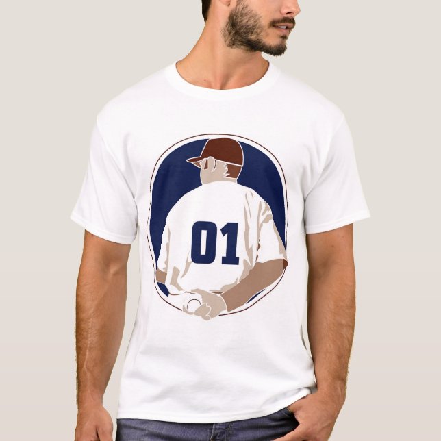 T-shirt jarro do basebol (Frente)