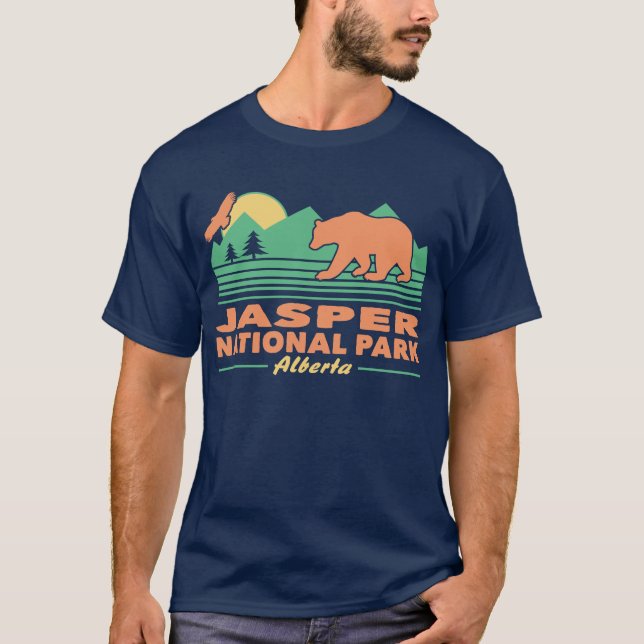 T-shirt Jasper National Park Bear (Frente)