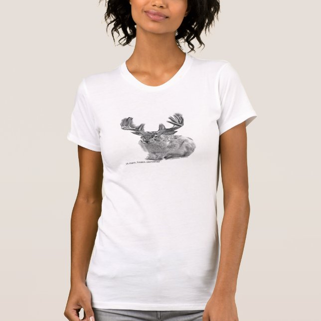T-shirt jauntster o jackalope (Frente)