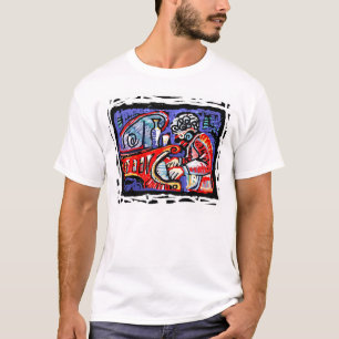T-shirt Jazz colorido