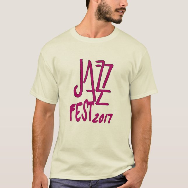 T-shirt Jazz Fest 2017 (Frente)