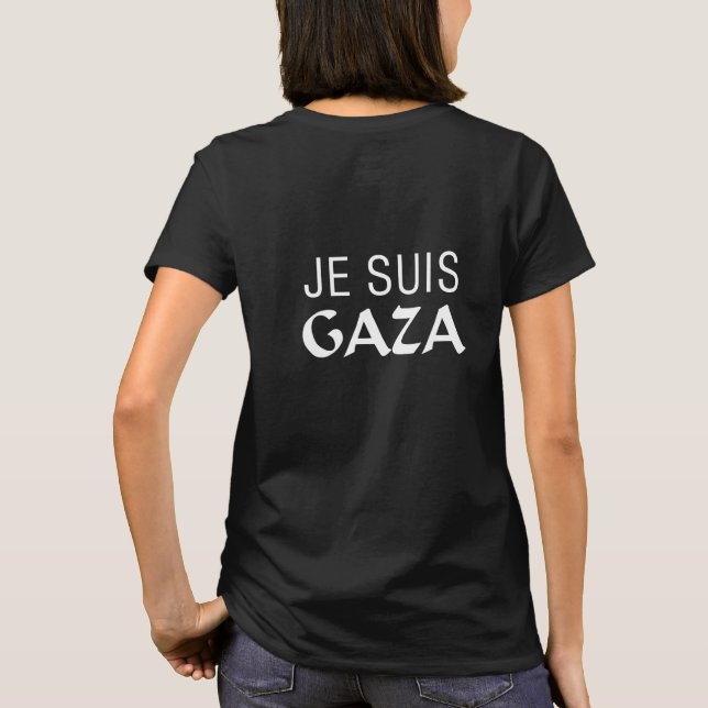 T-shirt Je Suis Gaza (Verso)