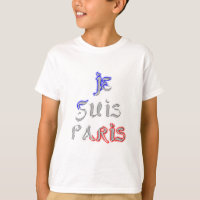 Je Suis Paris I Love Paris Text Art Impressão