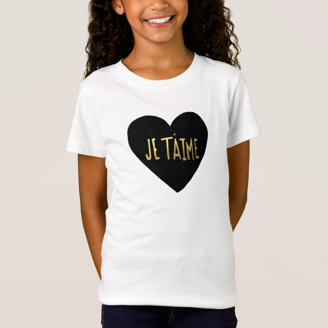 T-shirt Je T'aime (Frente)