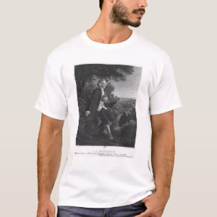 T-shirt Jean-Jacques Rousseau que compor 'Emile