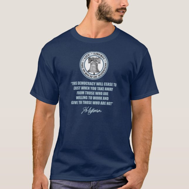 T-shirt Jefferson - Estado do Bem-Estar (Frente)