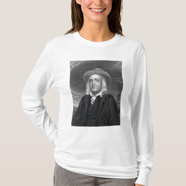 T-shirt Jeremy Bentham 'da galeria dos retratos (Frente)