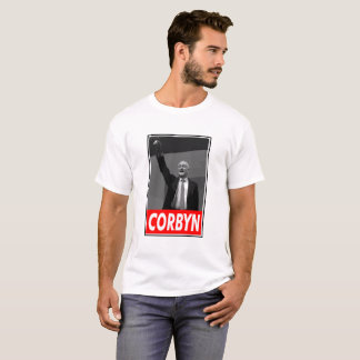 T-shirt Jeremy Corbyn preto e branco