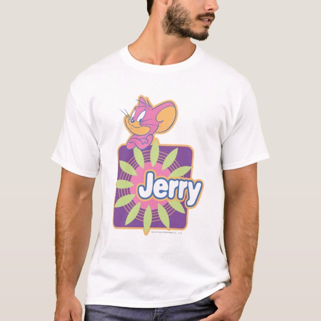 T-shirt Jerry Neon Mouse (Frente)