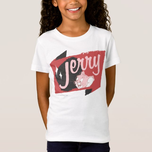 T-shirt Jerry Red e Black Logo (Frente)