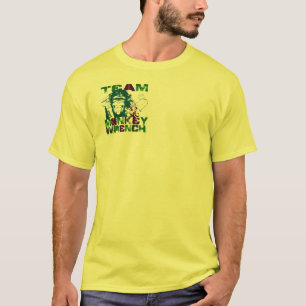 T-shirt Jérsei da chave de macaco da equipe de RAGBRAI