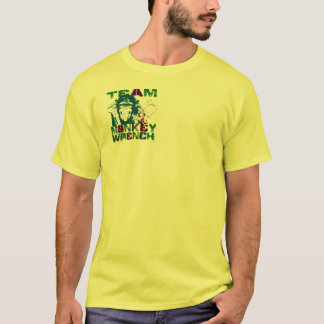 T-shirt Jérsei da chave de macaco da equipe de RAGBRAI