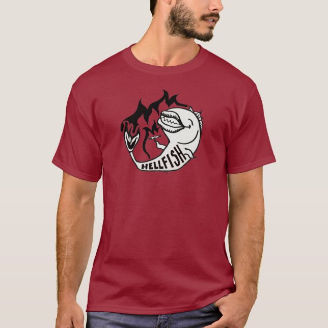 T-shirt Jérsei de Scarsdale Hellfish (Frente)