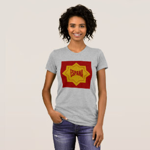 T-shirt jersey cinzento mulheres Desenho ESPANA