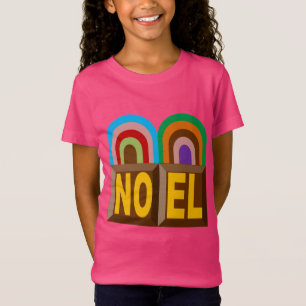 T-shirt jersey fim recortar Desenho BOLOS NATAL