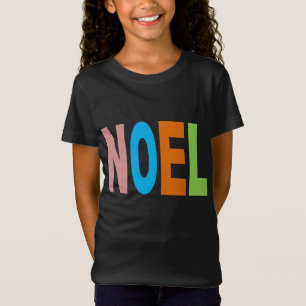 T-shirt jersey fino preto Desenho NATAL