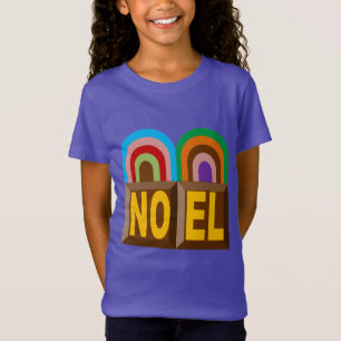 T-shirt jersey fino púrpero Desenho BOLOS NATAL
