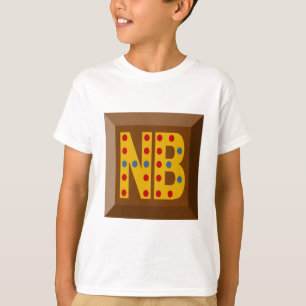 T-shirt jersey Novo Brunsvique CHOCOLATE BOMBONS