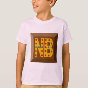 T-shirt jersey Novo Brunsvique CHOCOLATE BOMBONS