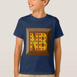 T-shirt jersey Novo Brunsvique CHOCOLATE BOMBONS
