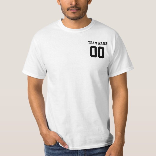 T-Shirt Jersey Personalizado e Personalizado (Frente)