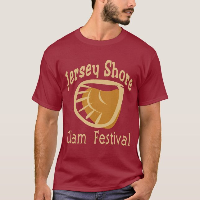 T-shirt Jersey Shore Clam Festival 2 (Frente)