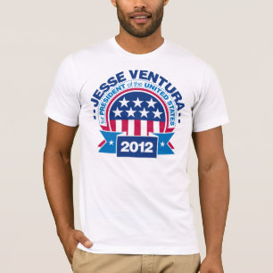 T-shirt Jesse Ventura para o presidente 2012