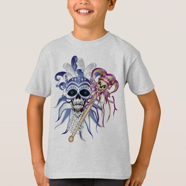 T-shirt Jester Skull (Frente)