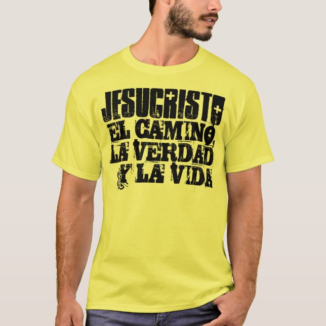 T-shirt jesucristo el camino (Frente)