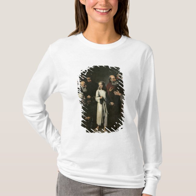 T-shirt Jesus com os doutores (Frente)