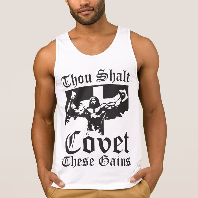 T-shirt Jesus Cristo Ganhos de Elevação (Frente)