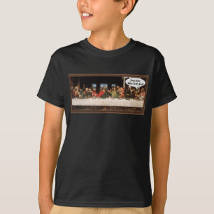T-shirt Jesus Cristo Quando Comemos? - Última Ceia Engraça