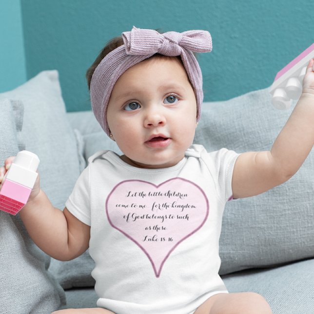 T-shirt Jesus deixe as crianças virem Luke 18:16 (Criador carregado)