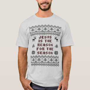 T-shirt Jesus é a razão para a camisola feia da estaçã