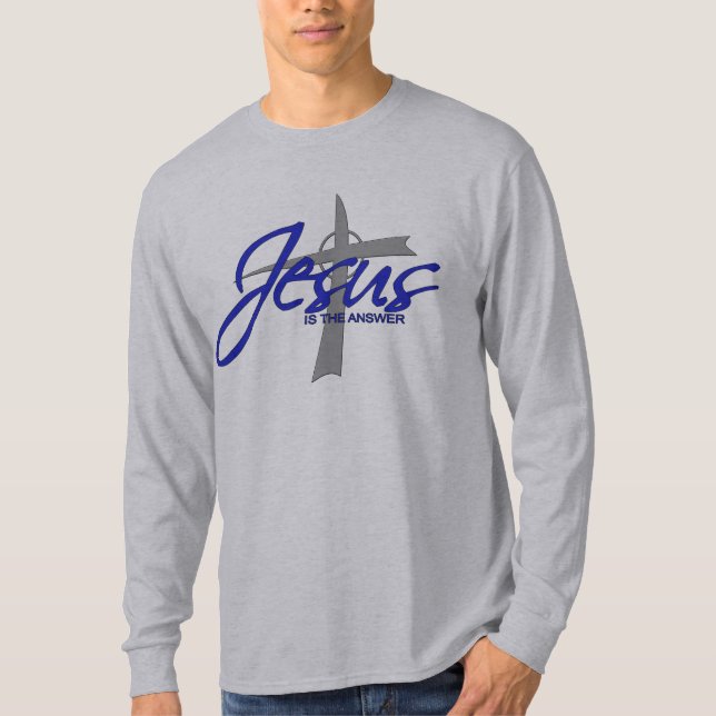 T-shirt Jesus é a resposta (Frente)