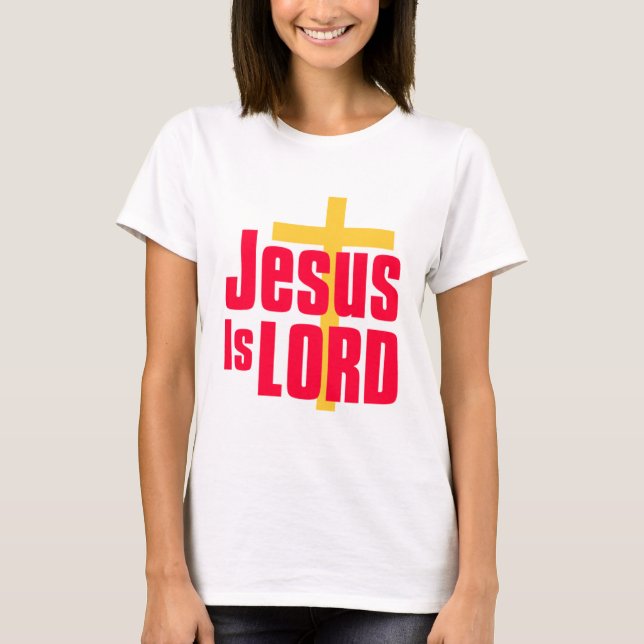 T-shirt Jesus é design cristão do senhor (Frente)