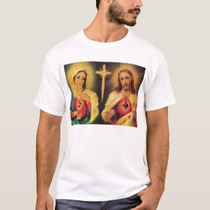 T-shirt jesus e mary
