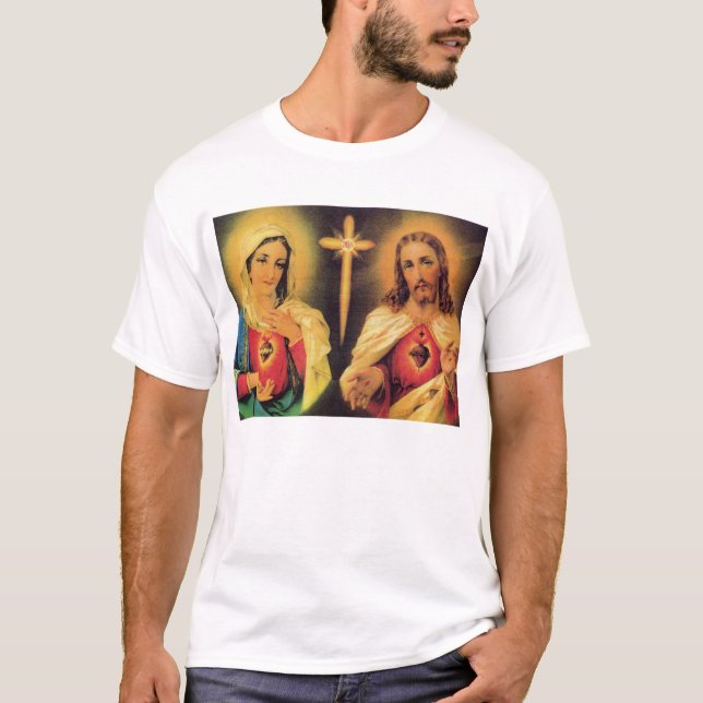 T-shirt jesus e mary (Frente)