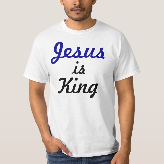 T-shirt Jesus é rei (Frente)