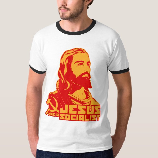 T-shirt Jesus era um socialista (Frente)