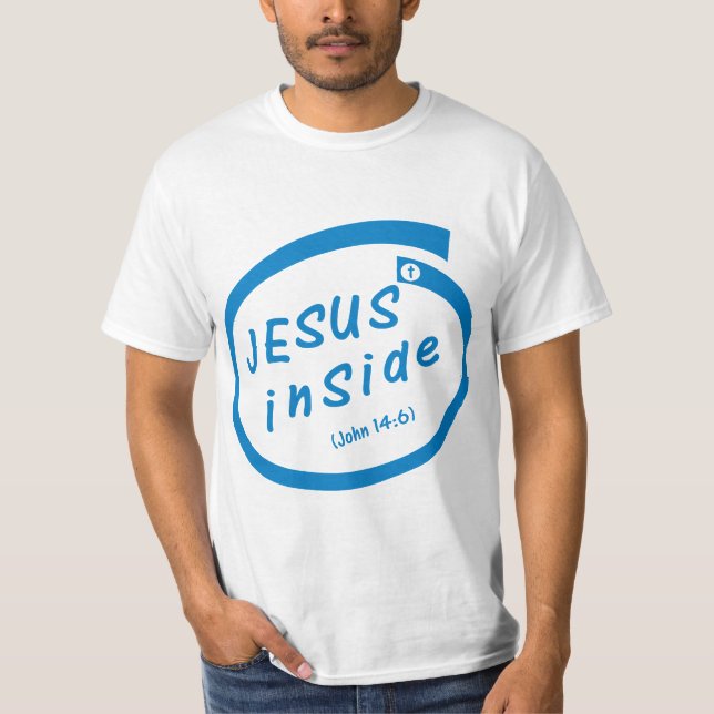T-shirt Jesus inside (John 14: 6) (Frente)